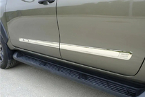 Volkswagen Amarok 2010-2022 рр. Молдини на двері (4 шт, нерж) фото 3