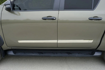 Volkswagen Amarok 2010-2022 рр. Молдини на двері (4 шт, нерж) фото 1