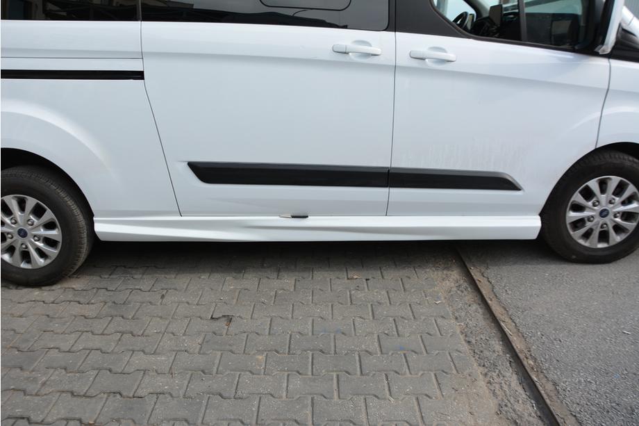 Ford Custom 2013-2022 рр. Пороги (2 шт, під фарбування) Довга база Фото 7