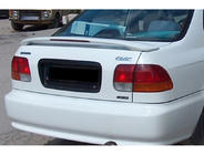 Honda Civic 1995-2001 рр. Спойлер (Meliset, під покраску) фото 1