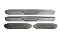 Honda Civic Sedan IX 2011-2016 рр. Накладки на пороги OmsaLine V2 (4 шт, нерж) фото 1