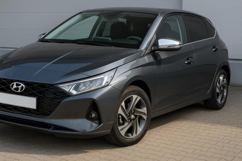 Hyundai I-20 2020- рр. Накладки на дзеркала (2 шт., нерж.) Image