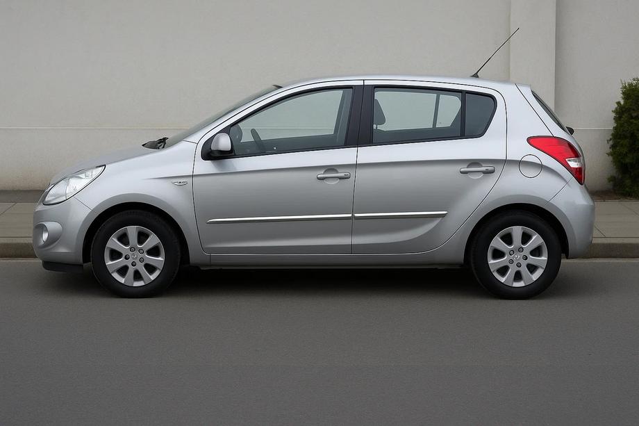 Hyundai I-20 2012-2014 рр. Молдинг дверний (4 шт, нерж) Image