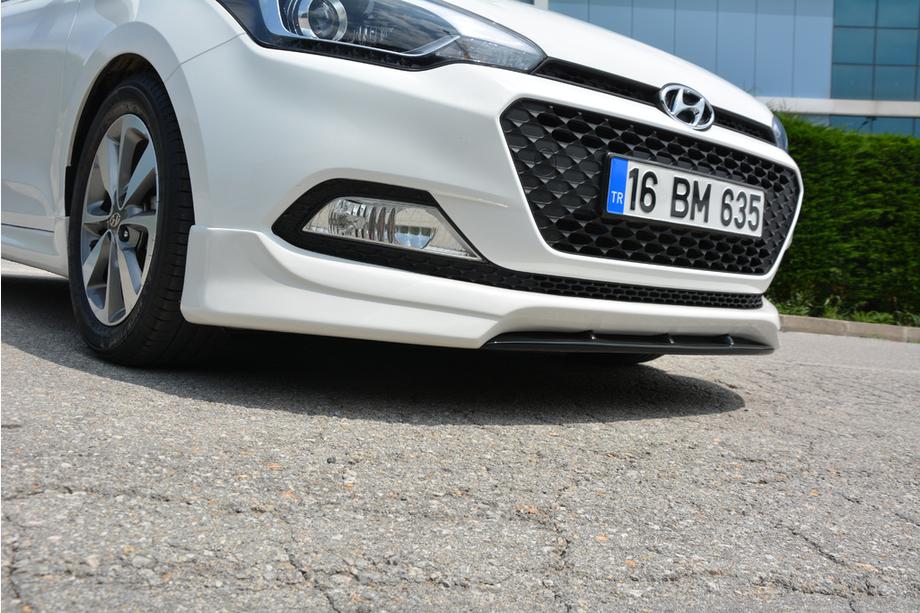 Hyundai I-20 2014-2020 рр. Передня накладка Meliset (під фарбування) Фото 5