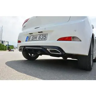 Задня накладка Meliset (під фарбування) Hyundai I-20 2014-2020 рр. фото 2
