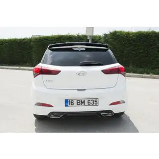 Задня накладка Meliset (під фарбування) Hyundai I-20 2014-2020 рр. фото 4