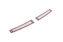 Hyundai I-20 2020- рр. Накладки на задній бампер OmsaLine (нерж) фото 2