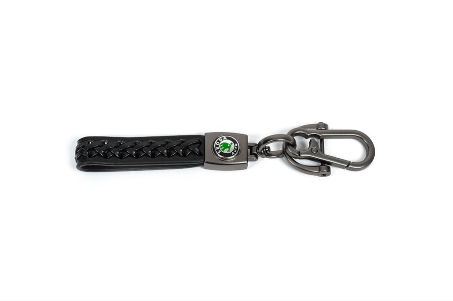 Skoda Шкіряний брелок V2 з логотипом Skoda Image