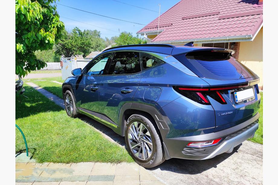 Hyundai Tucson NX4 2021- рр. Молдинг дверний (4 шт, нерж) Фото 3
