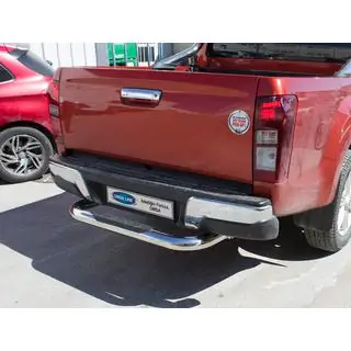 Задній захист Amazon Silver (76 мм, нерж) Isuzu D-Max 2019- рр. фото 2