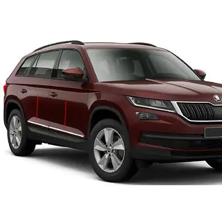 Молдинг дверний OmsaLine (нерж) Skoda Kodiaq 2016-2023 рр. фото 1