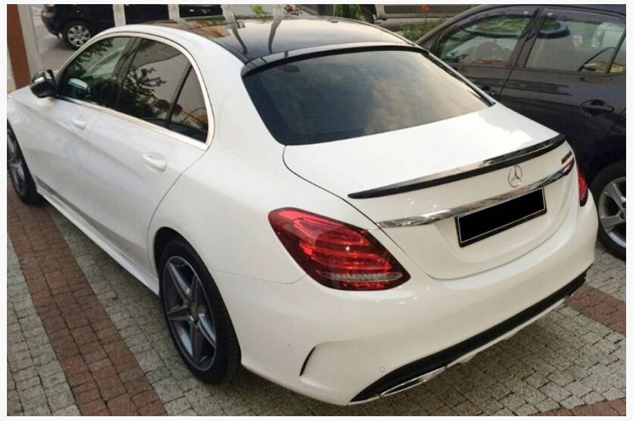 Mercedes C-class W205 2014-2021 рр. Спойлер OmsaLine (під фарбування) Image