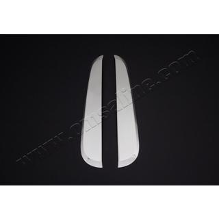 Накладки на задні стойки (2 шт, нерж) Mercedes X class 2017-2020 рр. фото 2