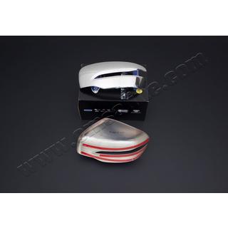 Накладки на дзеркала (2 шт, нерж) Mercedes X class 2017-2020 рр. фото 3