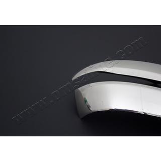 Накладки на дзеркала (2 шт, нерж) Mercedes X class 2017-2020 рр. фото 2