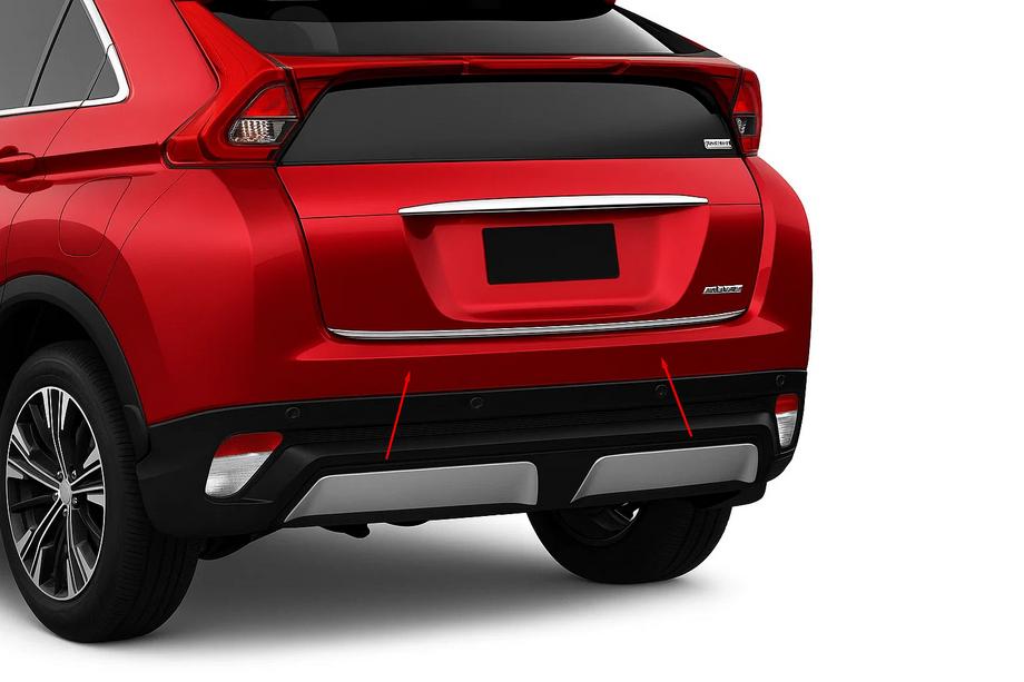 Mitsubishi Eclipse Cross 2017- рр. Кромка багажника (нерж.) Image