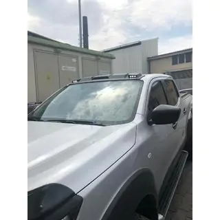 Козирок лобового скла (Meliset LED V1) Nissan Navara/NP300 2016- рр. фото 4
