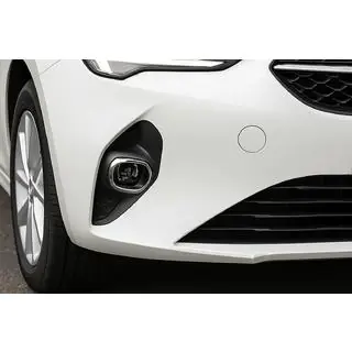 Накладки на протитуманки (2 шт, нерж) Opel Corsa F 2019- рр. фото 1