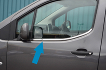 Peugeot Partner/Rifter 2019- рр. Окантовка вікон (2 шт, нерж.) фото 1