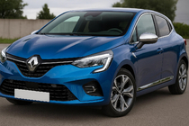 Renault Clio V 2019- рр. Накладки на дзеркала (2 шт, нерж.) фото 1