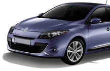 Renault Megane III 2009-2016 рр. Накладка на передній бампер 2013-2016 (HB, нерж) фото 1