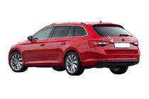 Skoda Superb 2015-2024 рр. Планка над номером SW (нерж) фото 1