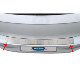 Накладка на задній бампер OmsaLine (HB, нерж) фото 1
