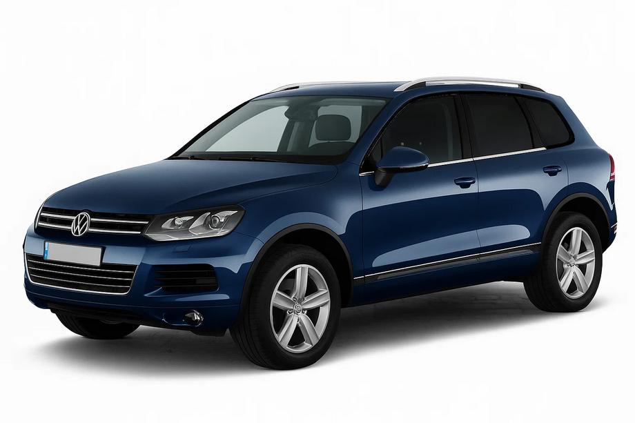 Volkswagen Touareg 2010-2018 рр. Нижній молдинг скла (4 шт, нерж) Фото 1