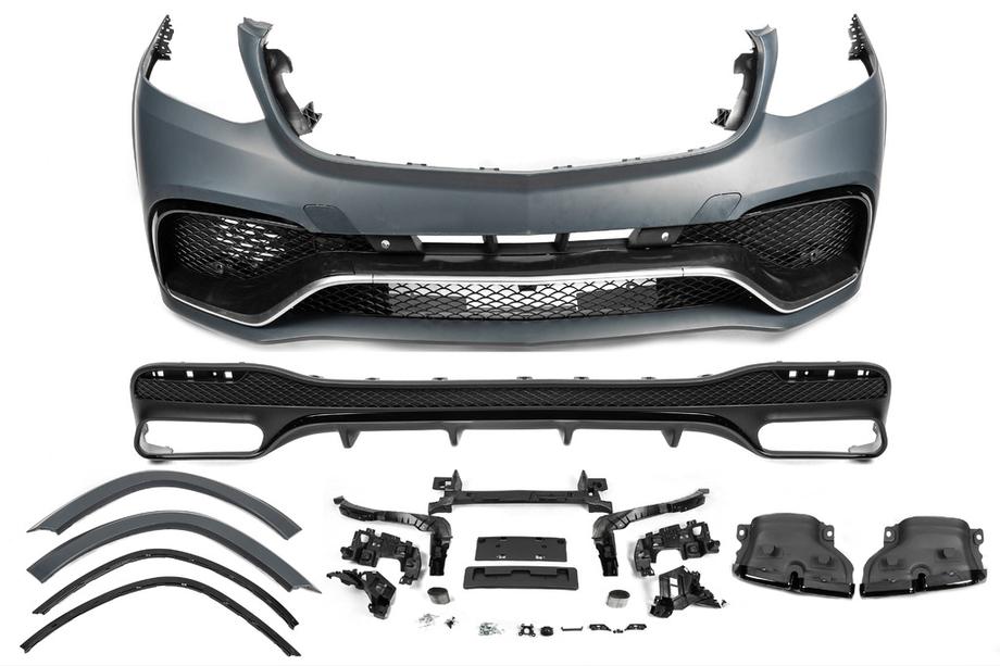 Mercedes GL/GLS class X166 2012-2019 рр. Комплект обвісів з заднім дифузором AMG V1 (GLS63) Image