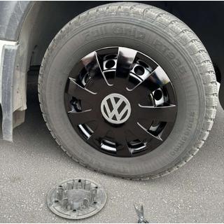 Ковпаки чорні ABS (1-катковий, 4 шт) фото 1