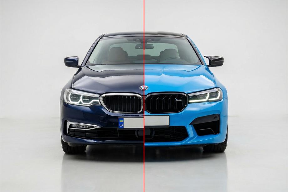 BMW 5 серія G30/G31 2017-2023 рр. Комплект рестайлінгу (в M5 F90 2021 рік)