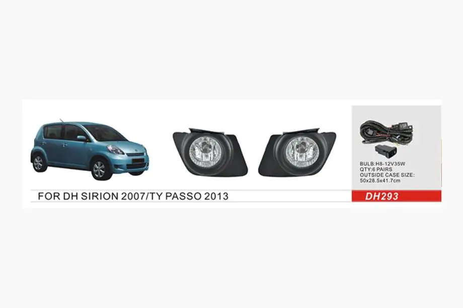 Daihatsu Sirion 2005-2015 рр. Комплект протитуманок Image