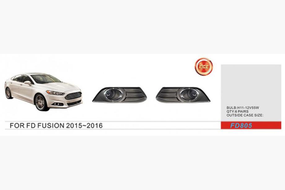 Ford Fusion 2012-2020 рр. Противотуманки (2012-2017, галогенні) Image