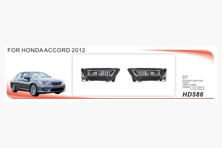 Honda Accord IX 2013-2017 рр. Противотуманки (2012-2015, галогенні) Image