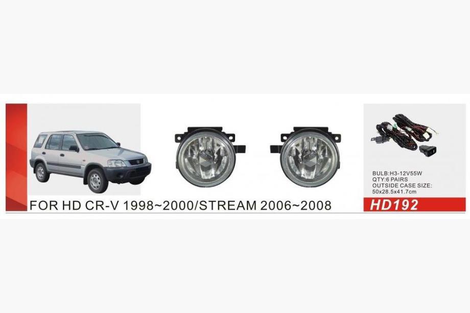 Honda CRV 1996-2001 рр. Противотуманки (галогенні) Image