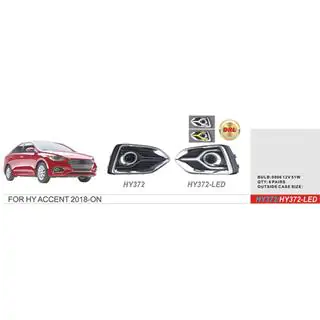 Противотуманки (галогенні) Hyundai Accent 2017-2023 рр.