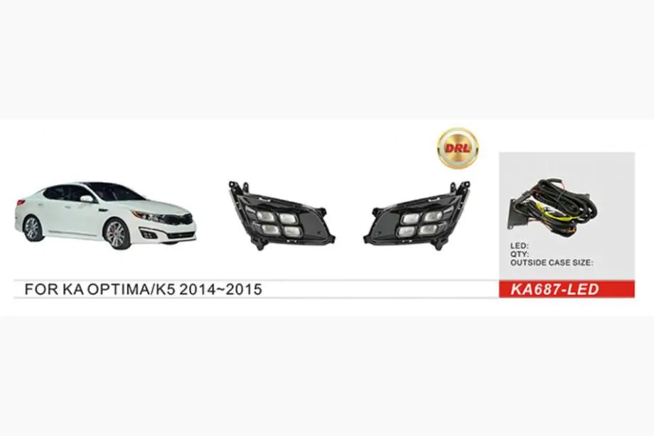 Kia Optima 2010-2016 рр. Противотуманки 2013-2015 (галогенні) Image