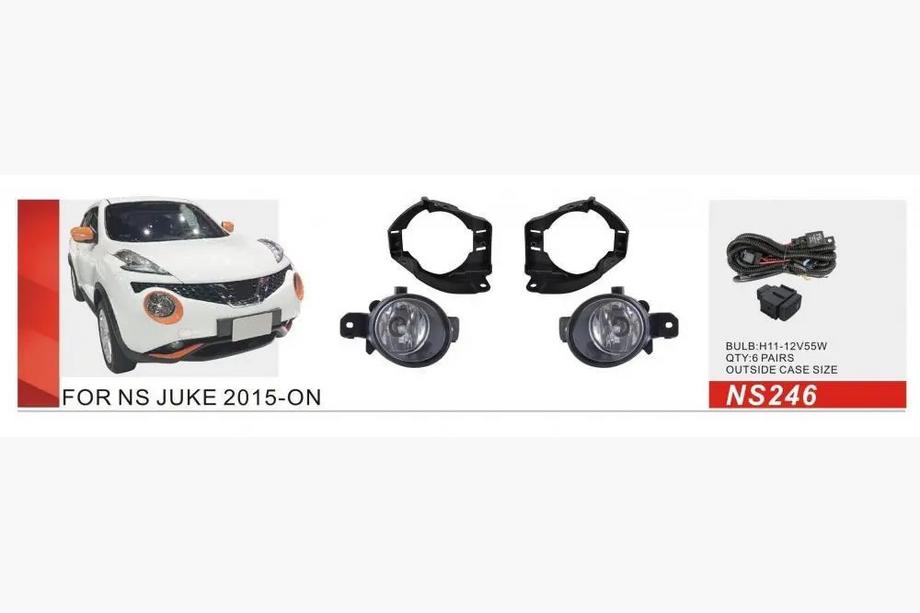 Nissan Juke 2010-2019 рр. Противотуманки 2015-2019 (2 шт, галоген) Image
