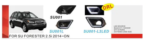Subaru Forester 2013-2018 рр. Протитуманки (2 шт, галогенні) фото 1