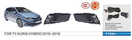 Toyota Auris 2012-2018 рр. Протитуманки Hibryd 2015-2018 (2 шт, галогенні) фото 1