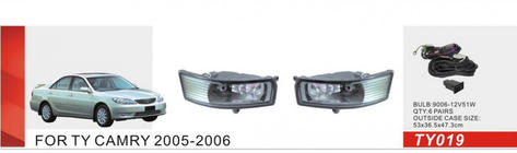 Toyota Camry 2001-2006 рр. Протитуманки (2 шт, галогенні) фото 1