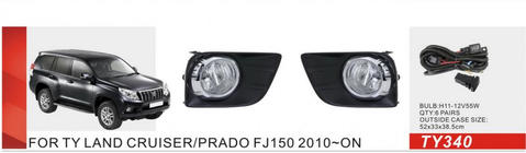 Toyota Land Cruiser Prado 150 2009-2023 рр. Протитуманки 2010-2013 (2 шт, галогенні) фото 1