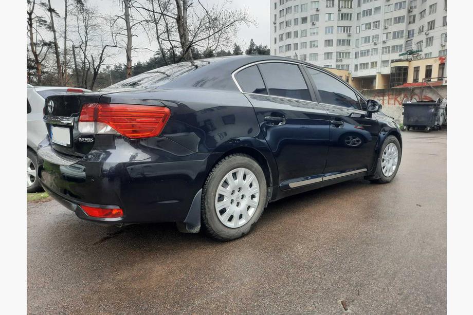 Toyota Avensis 2009-2018 рр. Молдинг дверний (4 шт, нерж.) Фото 2