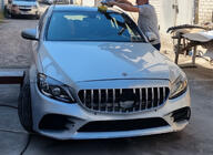 Mercedes C-сlass W205 2014-2021 рр. Передній бампер в зборі (AMG Line 2018-2021) фото 7