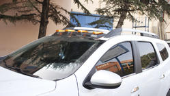 Козирьок лобовога скла V2 (LED) фото 4