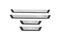 Mitsubishi ASX 2010-2023 рр. Накладки на пороги Flexill (4 шт, нерж.) фото 1