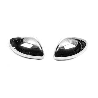 Накладки на дзеркала (2 шт, нерж.) Renault Captur 2019- рр. фото 3