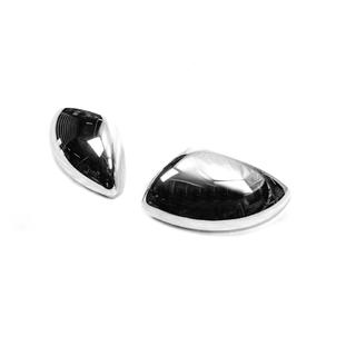 Накладки на дзеркала (2 шт, нерж.) Renault Captur 2019- рр. фото 2