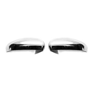 Накладки на дзеркала (2 шт, нерж.) Renault Captur 2019- рр. фото 4