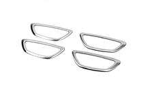 Renault Megane IV 2016-2025 рр. Накладки навколо ручок в салоні (4 шт, нерж) фото 3